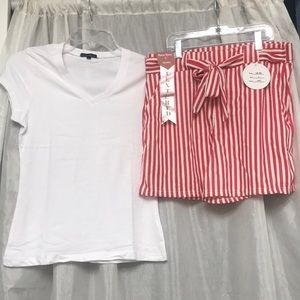 Rene Ricci striped shorts